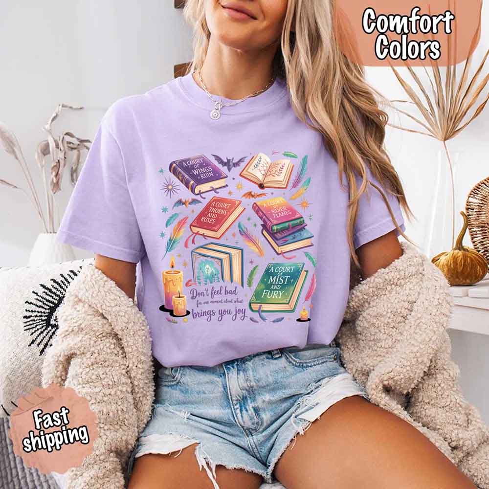 Velaris Book Lover Tee – Comfort Colors Bat Boys SJM Gift Adorb Custom Tees